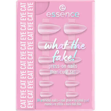 essence what the fake! PRESS-ON NAILS manicure set 02 CAT EYE 28pcs